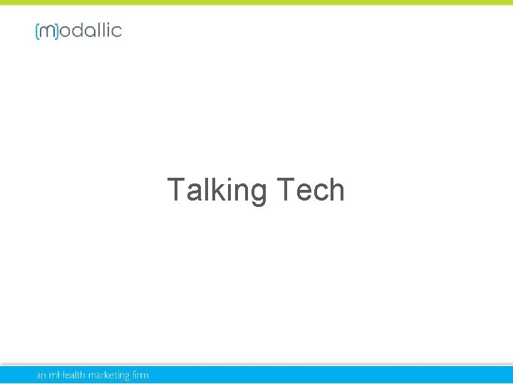 Talking Tech 