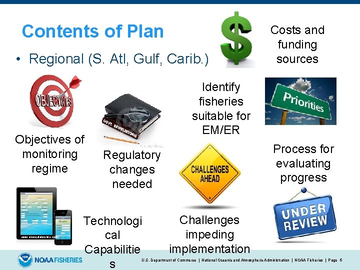 Contents of Plan • Regional (S. Atl, Gulf, Carib. ) Objectives of monitoring regime