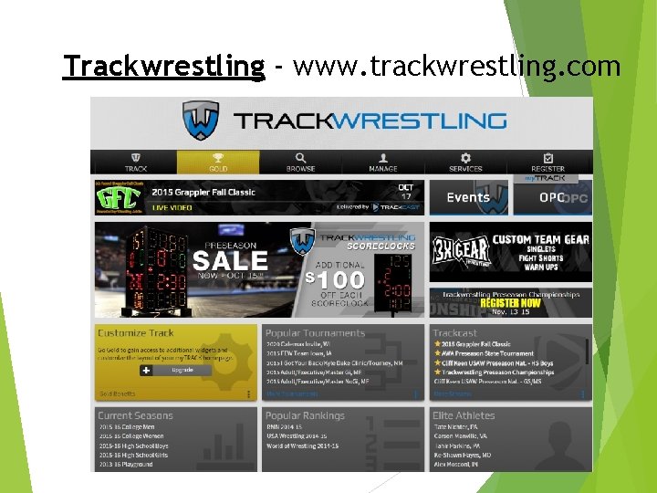Trackwrestling - www. trackwrestling. com 