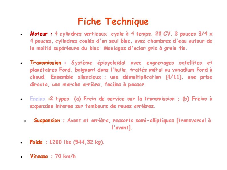 Fiche Technique Moteur : 4 cylindres verticaux, cycle à 4 temps, 20 CV, 3