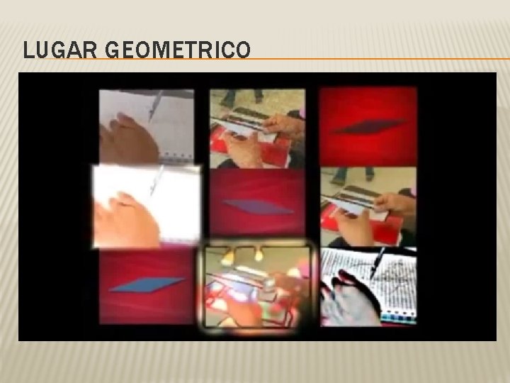 LUGAR GEOMETRICO 