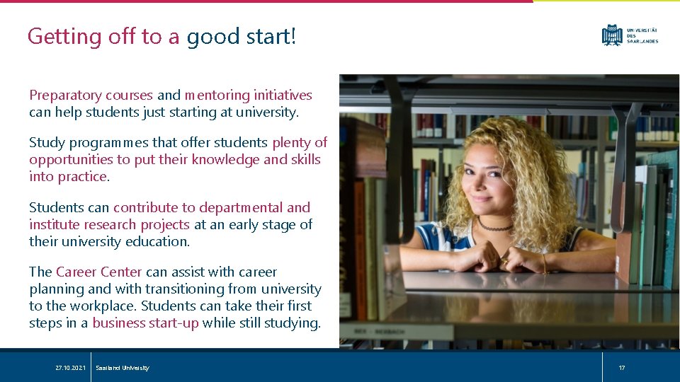 Getting off to a good start! Preparatory courses and mentoring initiatives can help students