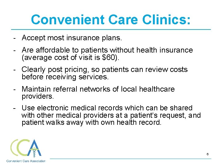 Impact of Retail Medicine on Population Disease Management