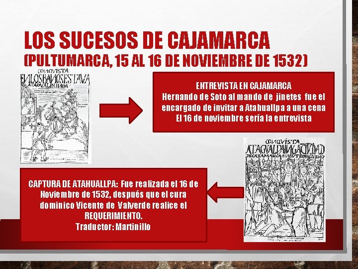 LOS SUCESOS DE CAJAMARCA (PULTUMARCA, 15 AL 16 DE NOVIEMBRE DE 1532) ENTREVISTA EN