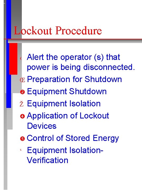 Lockout Tagout Dave Salyers n Nachi RoboticsTMMK n