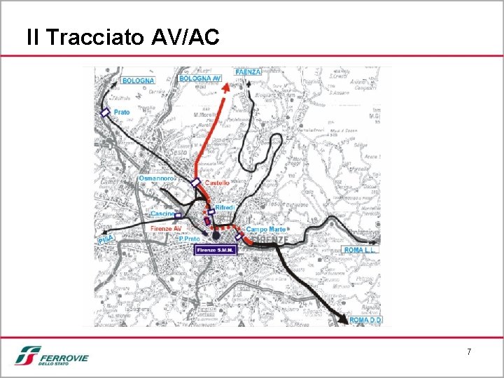 Il Tracciato AV/AC 7 