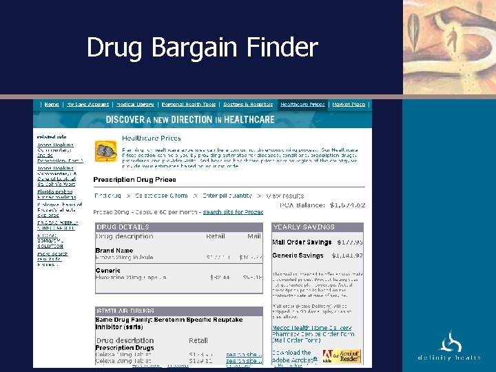 Drug Bargain Finder 