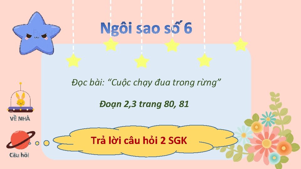 Đọc bài: “Cuộc chạy đua trong rừng” Đoạn 2, 3 trang 80, 81 VỀ