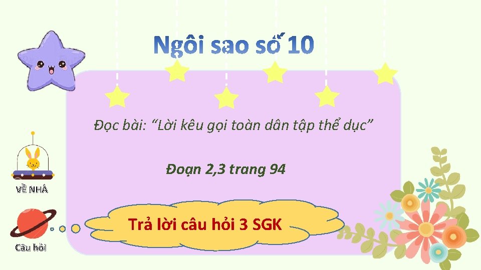 Đọc bài: “Lời kêu gọi toàn dân tập thể dục” Đoạn 2, 3 trang