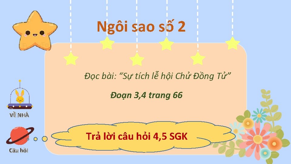 Ngôi sao số 2 Đọc bài: “Sự tích lễ hội Chử Đồng Tử” Đoạn