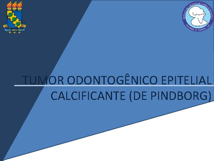 TUMOR ODONTOGÊNICO EPITELIAL CALCIFICANTE (DE PINDBORG) 