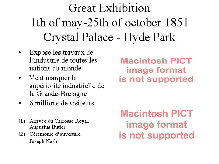 Great Exhibition 1 th of may-25 th of october 1851 Crystal Palace - Hyde
