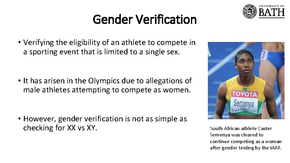 Gender Checking DNA Gender and Hormones Deoxyribonucleic Acid DNA The
