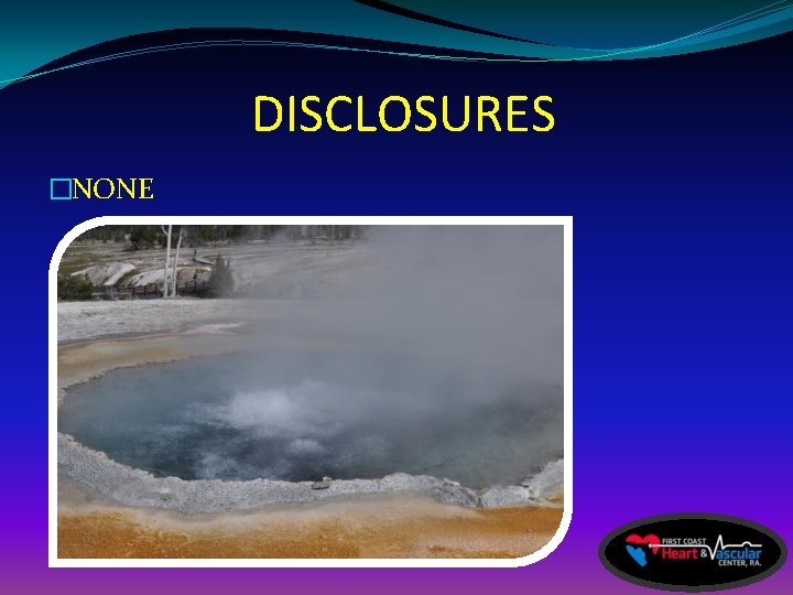 DISCLOSURES �NONE 