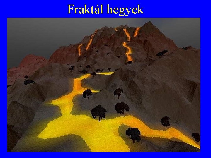 Fraktál hegyek 