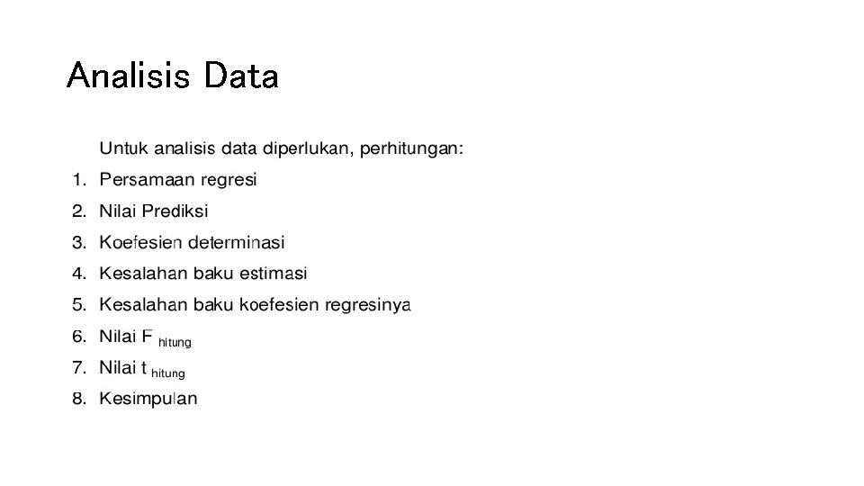 Analisis Data 