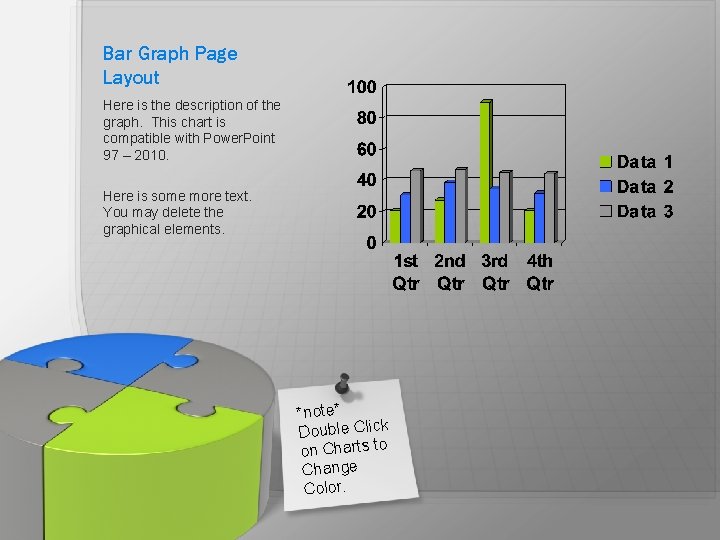 Bar Graph Page Layout Here is the description of the graph. This chart is