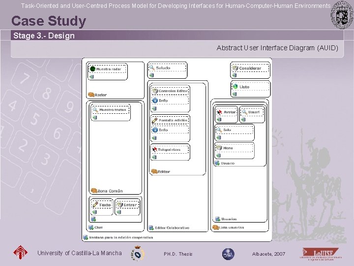 Task-Oriented and User-Centred Process Model for Developing Interfaces for Human-Computer-Human Environments Case Study Stage