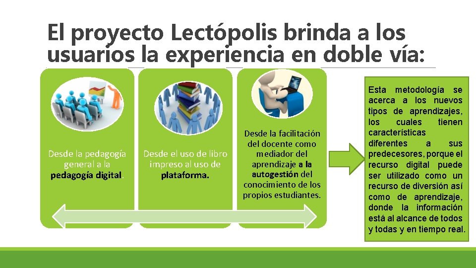 El proyecto Lectópolis brinda a los usuarios la experiencia en doble vía: Desde la