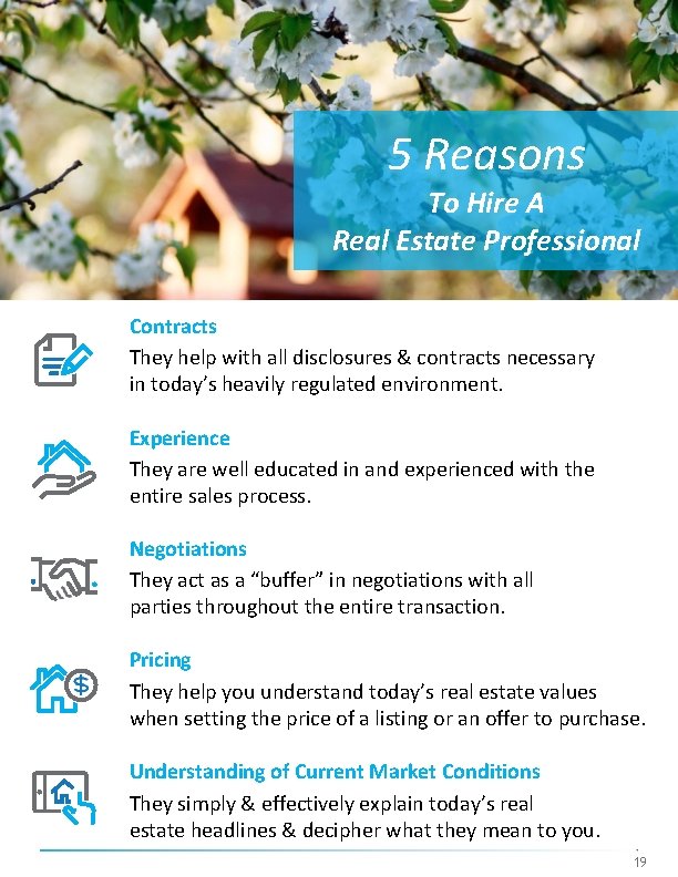 5 Reasons To Hire A Real Estate Professional Contracts They help with all disclosures