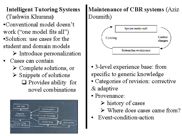 Intelligent Tutoring Systems (Tashwin Khurana) • Conventional model doesn’t work (“one model fits all”)