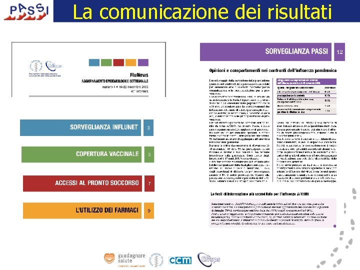 La comunicazione dei risultati 