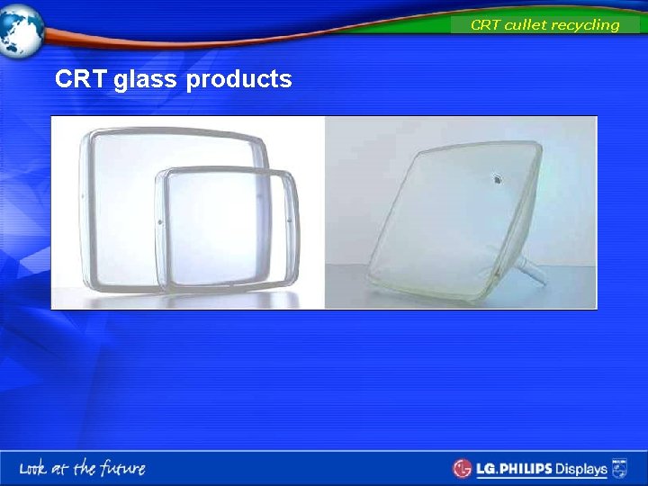 CRT cullet recycling CRT glass products 