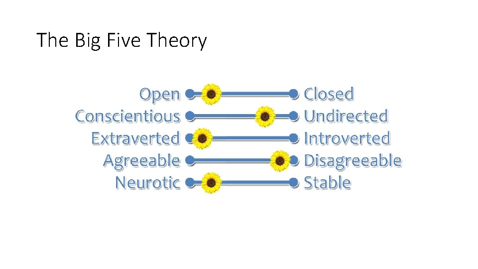 The Big Five Theory 