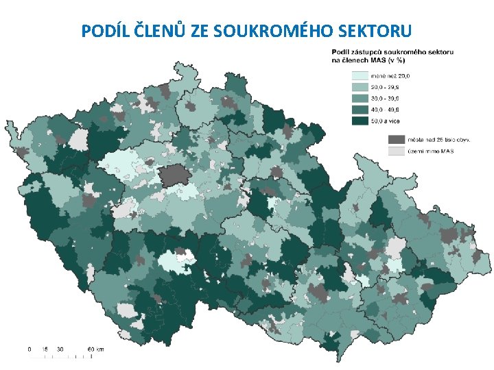 PODÍL ČLENŮ ZE SOUKROMÉHO SEKTORU 61 