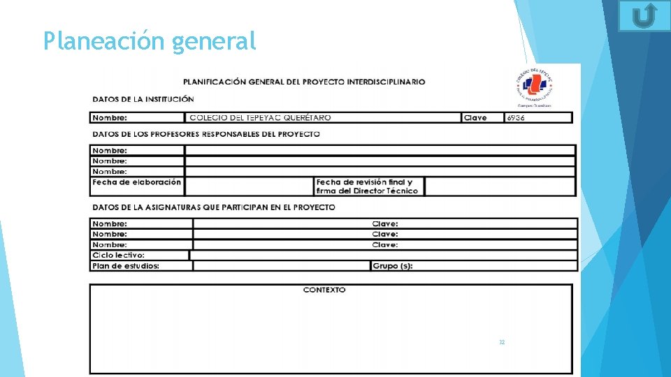 Planeación general 32 