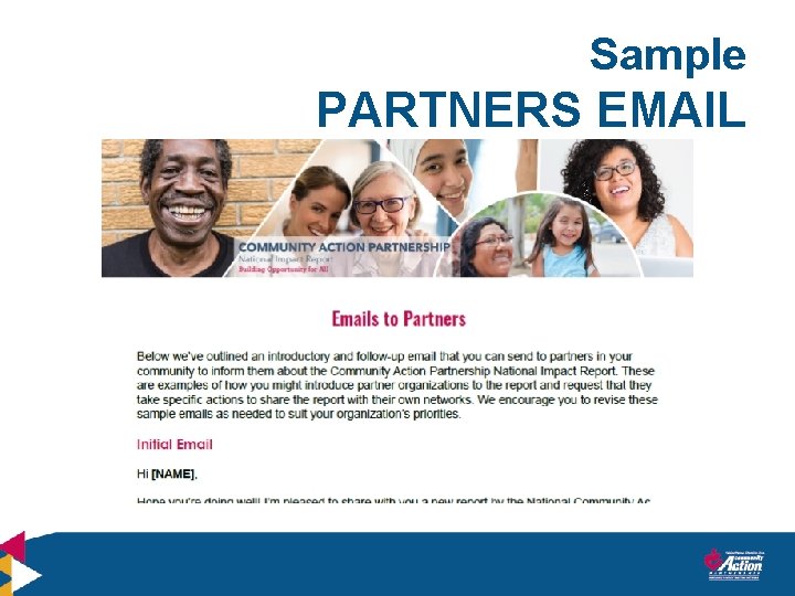 Sample PARTNERS EMAIL 
