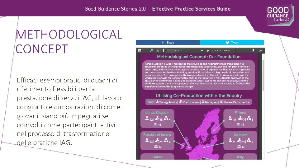 METHODOLOGICAL CONCEPT Efficaci esempi pratici di quadri di riferimento flessibili per la prestazione di