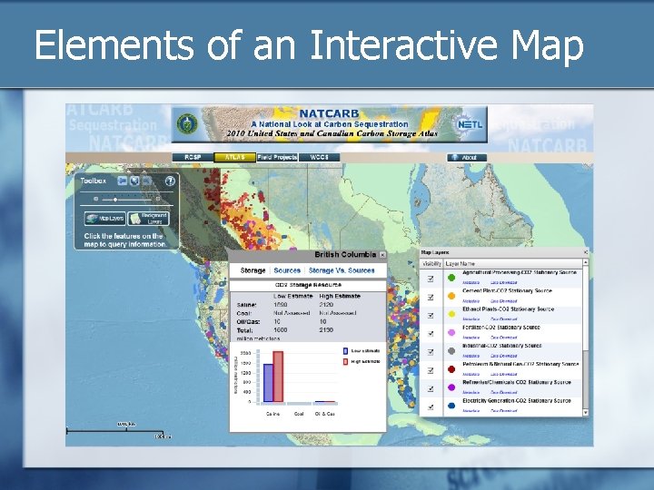 Elements of an Interactive Map 