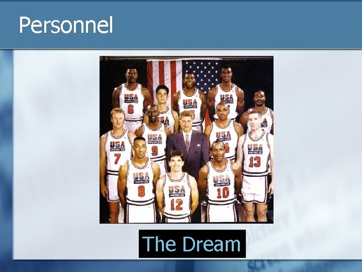 Personnel The Dream 
