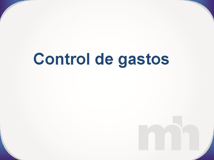 Control de gastos 