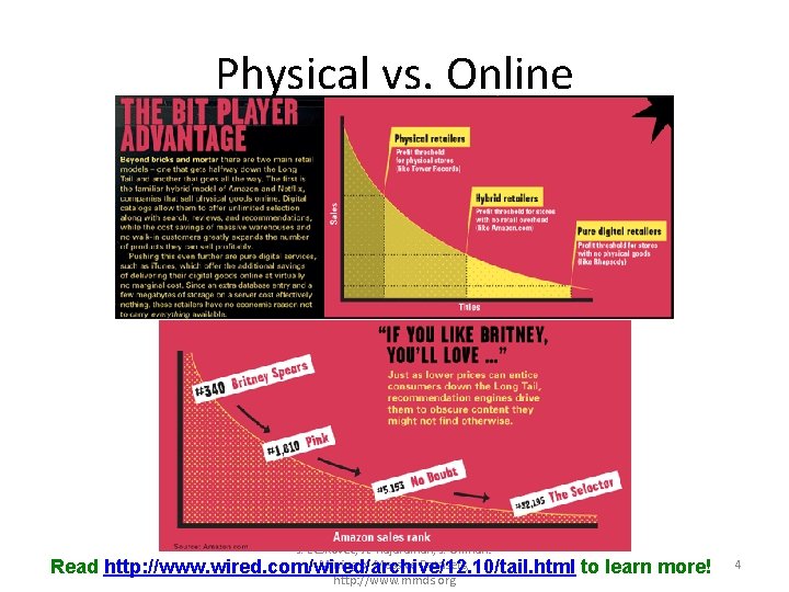 Physical vs. Online Read J. Leskovec, A. Rajaraman, J. Ullman: Mining of Massive Datasets,