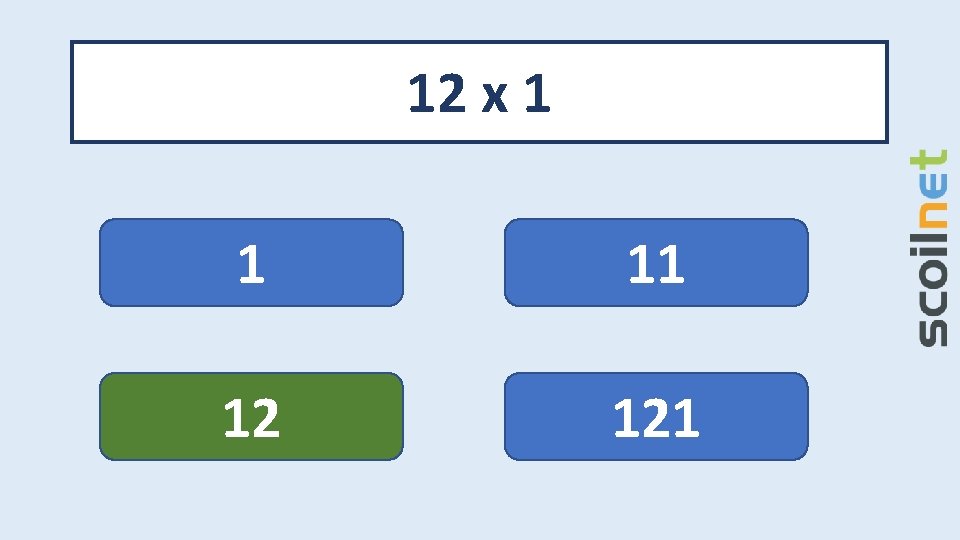 Table Template Multiplication 12 x Quiz FlashCards Print