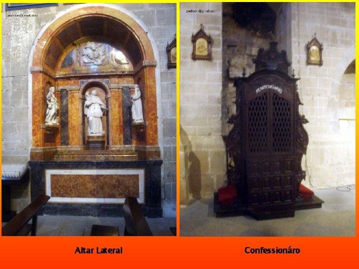 Altar Lateral Confessionáro 