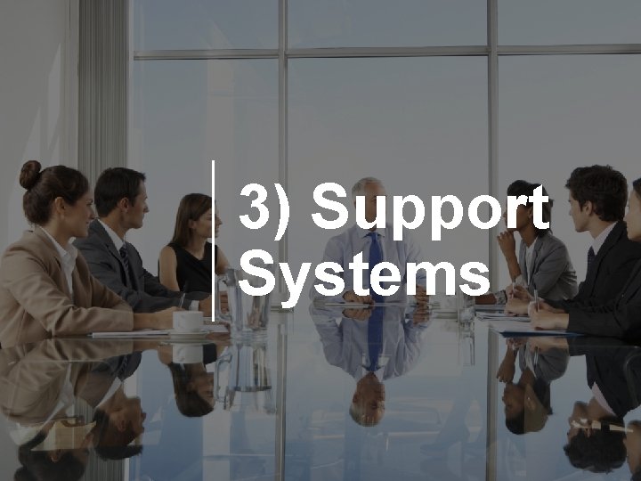 3) Support Systems 