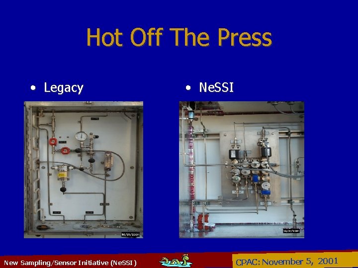 Hot Off The Press • Legacy New Sampling/Sensor Initiative (Ne. SSI) • Ne. SSI