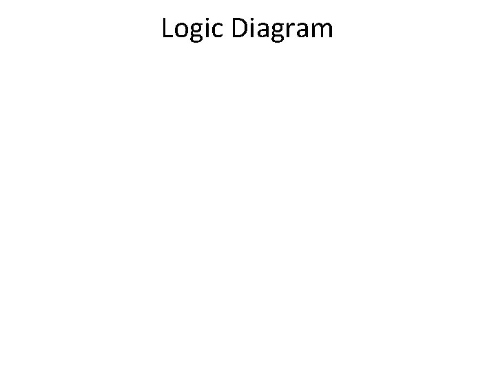 Logic Diagram 