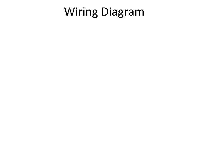 Wiring Diagram 