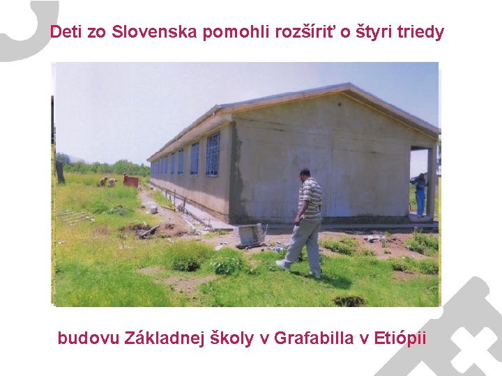 Deti zo Slovenska pomohli rozšíriť o štyri triedy budovu Základnej školy v Grafabilla v