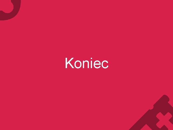 Koniec 