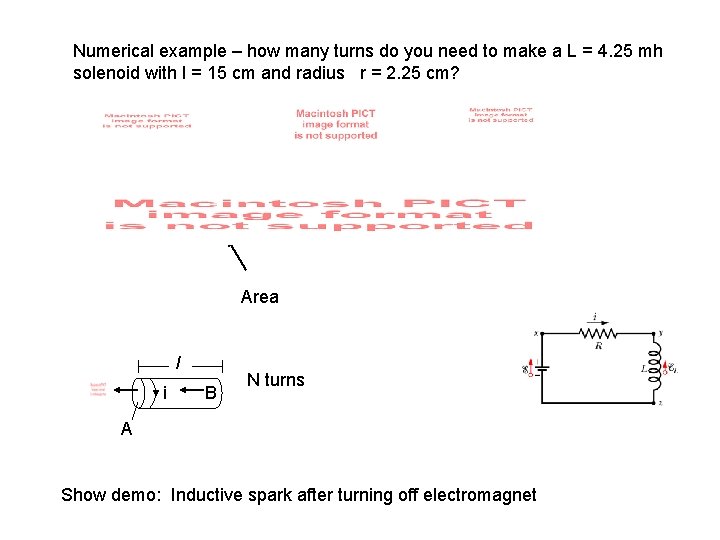 Numerical example – how many turns do you need to make a L =
