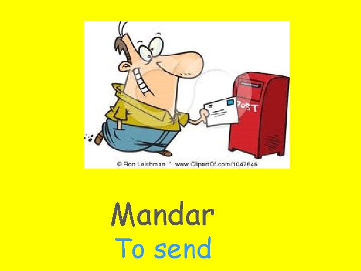 Mandar To send 