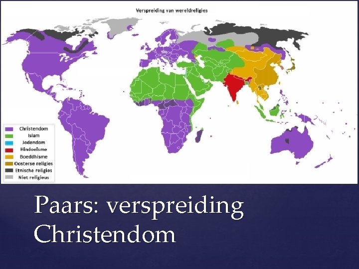 Paars: verspreiding Christendom 