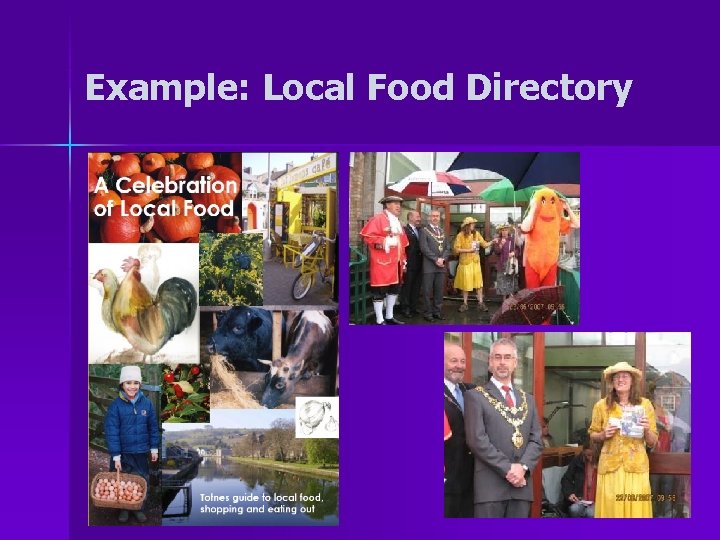 Example: Local Food Directory 