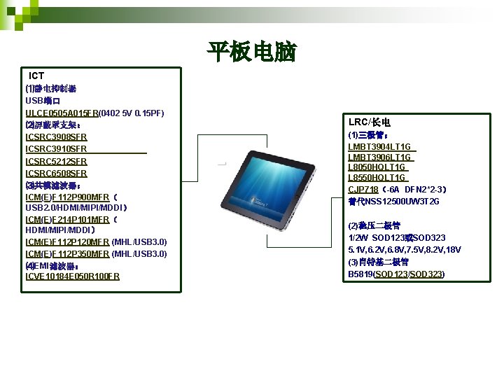 平板电脑 ICT ⑴静电抑制器 USB端口 ULCE 0505 A 015 FR(0402 5 V 0. 15 PF) 平板电脑 ICT ⑴静电抑制器 USB端口 ULCE 0505 A 015 FR(0402 5 V 0. 15 PF)