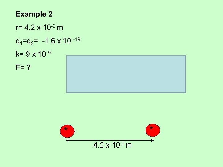 = ? (4. 2 x 10 -2 )2 e- e- 4. 2 x 10